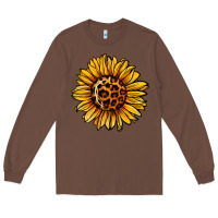 Chestnut sunflower leopard Long Sleeve Tee - Jasminsmagicworld