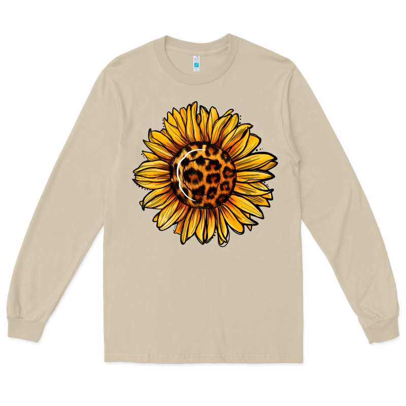 Sunflower Leopard Long Sleeve Tee by Jasminsmagicworld | Teevron
