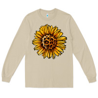 Mushroom sunflower leopard Long Sleeve Tee - Jasminsmagicworld