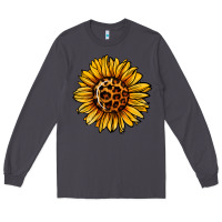 Smoke sunflower leopard Long Sleeve Tee - Jasminsmagicworld