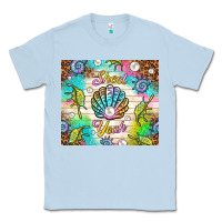 Dusty Blue Shell yeah Classic Tee - TumblerDesignByShophia