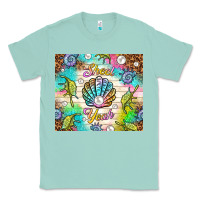Seafoam Shell yeah Classic Tee - TumblerDesignByShophia