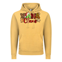 Vintage Mustard Nana Claus Christmas Lights And Gifts mother's day Vintage Hoodie - HowdyJamesFarm