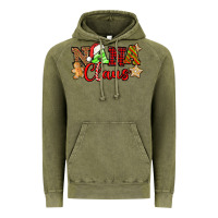 Vintage Olive Nana Claus Christmas Lights And Gifts mother's day Vintage Hoodie - HowdyJamesFarm