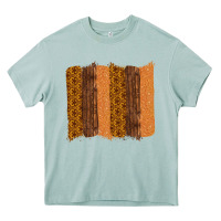 Arona Western Wood Glitter Vintage Pattern Heavy Core Tee - Bettercallsaul