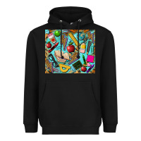 Black teacher tumbler Heavyweight Hoodie - BarkalooDesign