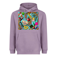 Lavender teacher tumbler Heavyweight Hoodie - BarkalooDesign
