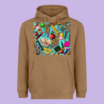 Teacher Tumbler Heavyweight Hoodie Designed By Barkaloodesign