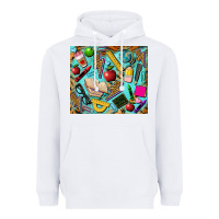 White teacher tumbler Heavyweight Hoodie - BarkalooDesign