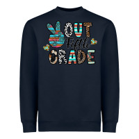 Navy out fifth grade Heavyweight Sweatshirt - CowhideDigitalArt