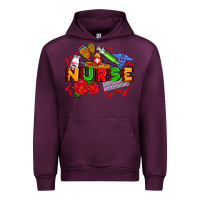 Mauve Wine mexican nurse Urban Hoodie - AdoDesignShop