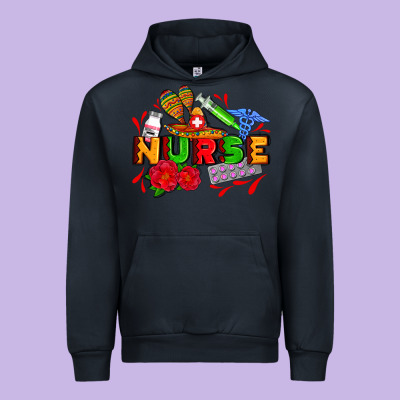 Mexican Nurse Urban Hoodie Designed By Adodesignshop