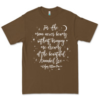Cacao edgar allan poe literary gift, annabel lee quote gothic poet t shirt Premium Tee - trangStudio