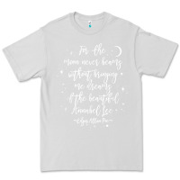Dove Grey edgar allan poe literary gift, annabel lee quote gothic poet t shirt Premium Tee - trangStudio