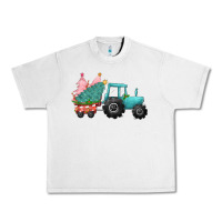Lunar Rock christmas tree tractor Urban Heavy Tee - CowGirlArtShop