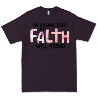 Plum Oceans Deep My Faith Will Stand Premium Tee - Bettercallsaul