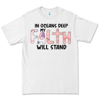 White Oceans Deep My Faith Will Stand Premium Tee - Bettercallsaul