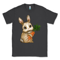 Smoke Happy Easter With Bunny And Carrot Classic Tee - RanaPortraitStore