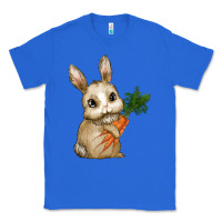 True Royal Happy Easter With Bunny And Carrot Classic Tee - RanaPortraitStore