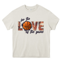 Cream basketball love of the game Heavy Core Tee - JahusDesignShop