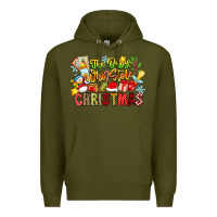 Army Green The Boy Who Stole Christmas Premium Hoodie - CowhideDigitalArt