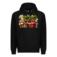 Black The Boy Who Stole Christmas Premium Hoodie - CowhideDigitalArt