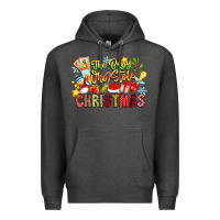 Charcoal Heather The Boy Who Stole Christmas Premium Hoodie - CowhideDigitalArt