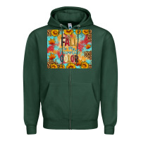 Sports Green Fall is my favorite color tumbler Zipper Hoodie - Artiststas