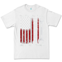 White That_s What I Do I Fix Stuff And I Know Things American Flag Premium Tee - trangStudio