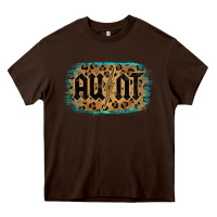Chocolate Brown Leopard Pattern Aunt Tried Heavy Core Tee - Bettercallsaul