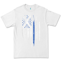 White Scottish American Flag Combo Scotland USA Saltire Gift Premium Tee - trangStudio