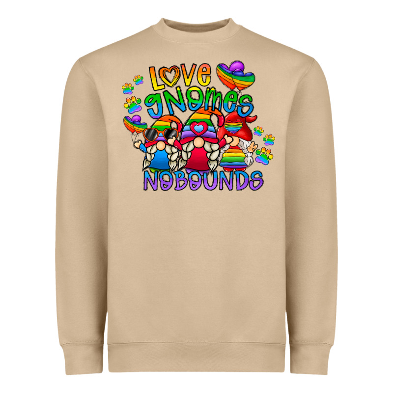Love Gnome No Bounds Heavyweight Sweatshirt by CowhideDigitalArt | Teevron