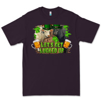 Plum let's get lucked up charolais and black angus bull Premium Tee - RanaPortraitStore