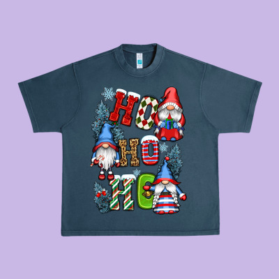 Ho Ho Ho Gnomes Urban Heavy Tee Designed By Cowgirlartshop