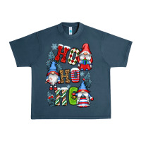 Midnight Navy ho ho ho gnomes Urban Heavy Tee - CowGirlArtShop