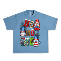 Pebble Blue ho ho ho gnomes Urban Heavy Tee - CowGirlArtShop
