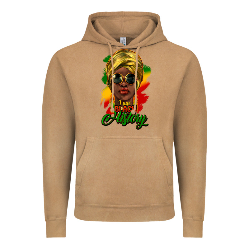 I Am Black History Vintage Hoodie by HowdyJamesFarm | Teevron