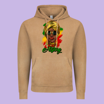 I Am Black History Vintage Hoodie Designed By Howdyjamesfarm