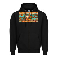Black Fall coop animals pumpkin Zipper Hoodie - Artiststas