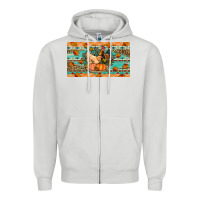 Dove Grey Fall coop animals pumpkin Zipper Hoodie - Artiststas