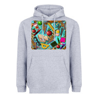 Heather Grey teacher mousepad Heavyweight Hoodie - BarkalooDesign