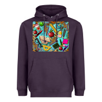 Plum teacher mousepad Heavyweight Hoodie - BarkalooDesign
