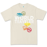 Bone world traveler passport stamp gift shirt for men and women t shirt Premium Tee - trangStudio