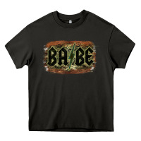 Asphalt Camouflage Patterned Babe Tried Heavy Core Tee - Bettercallsaul