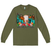 Army Green Being a Mom Makes My Life Complete Long Sleeve Tee - CowCowDesign