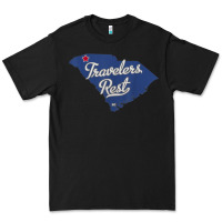 Black travelers rest south carolina sc map Premium Tee - trangStudio