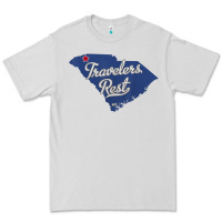 Dove Grey travelers rest south carolina sc map Premium Tee - trangStudio