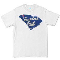 White travelers rest south carolina sc map Premium Tee - trangStudio