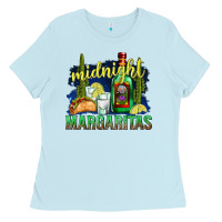 Baby Blue Midnight Margaritas Ladies Tee - texasbilliewilder