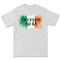 Dove Grey Tiocfaidh Ar La Vintage Ireland Irish Flag Gifts For Men Premium Tee - trangStudio
